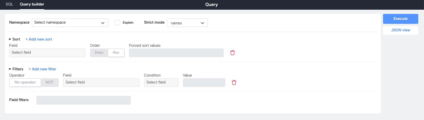 Конструктор запросов
